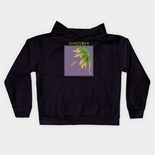 Sunflower (lavender) Kids Hoodie